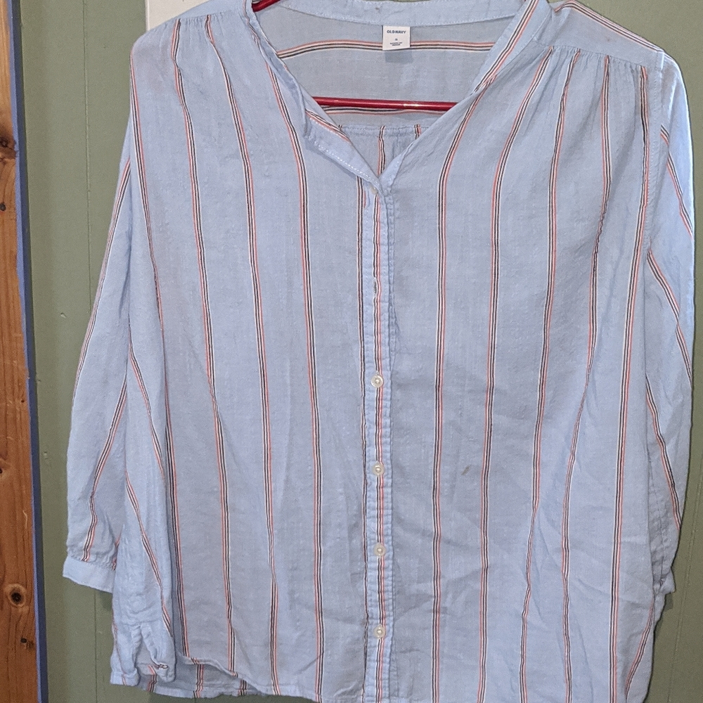 3/4 Sleeve Button Up